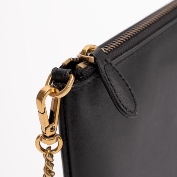 Classic Dimply Pinko Flat Bag Black - Picture 5 of 8